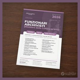 Manuale Concorso Funzionari Archivisti Core