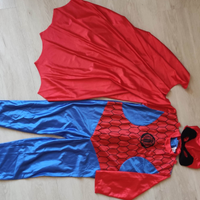 Vestito carnevale uomo ragno età 4/6 anni