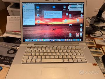 Mac book pro 15” alluminio 2004