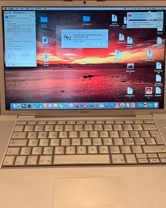 Mac book pro 15” alluminio 2004