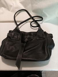 borsetta nera similpelle 
