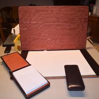 SET DA SCRIVANIA IN PELLE