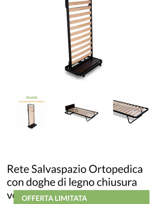 Letto salvaspazio