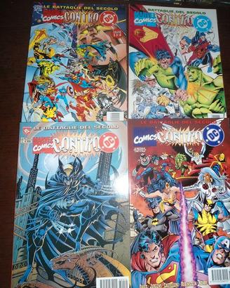 FUMETTI MARVEL CONTRO DC  completo