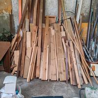 Lotto legno misto + busta cavi elettrici da elettr