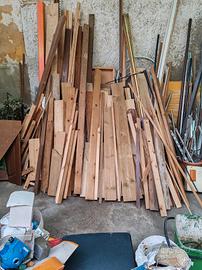 Lotto legno misto + busta cavi elettrici da elettr