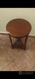 Tavolino rotondo in legno originale
