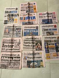 Gazzetta con vittorie dell’Inter