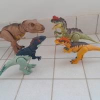 LOTTO 4 dinosauri jurassic world sonori e non