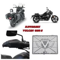 Kawasaki Vulcan 650 S valigie protezioni scarico