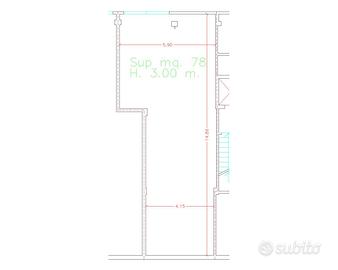 Ampio locale deposito al piano interrato