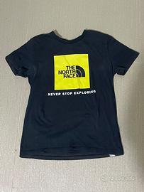 Maglia The Nord Face con box logo giallo