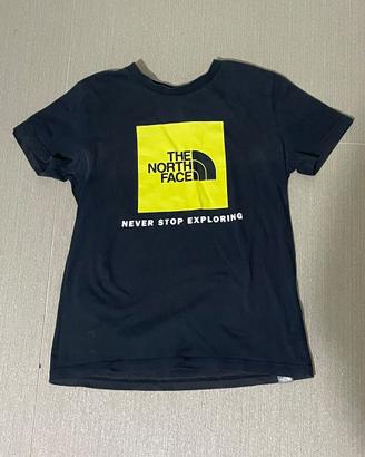 Maglia The Nord Face con box logo giallo