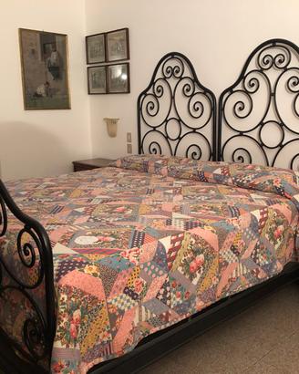 Letto in ferro battuto artigianale matrimoniale