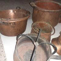 Pentlole Padelle e oggetti di rame