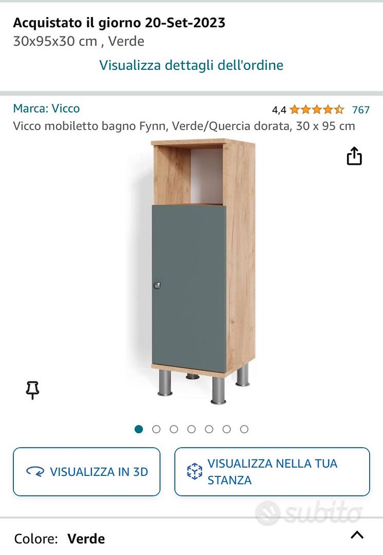 Mobiletto bagno vicco 30x30x95 - Arredamento e Casalinghi In vendita a  Padova