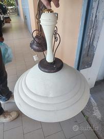 Lampadario in vetro di murano 