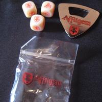 Gadgets birra affligem dadi gioco + apribottiglie