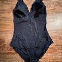 Body nero Papillon senza ferretto microfibra