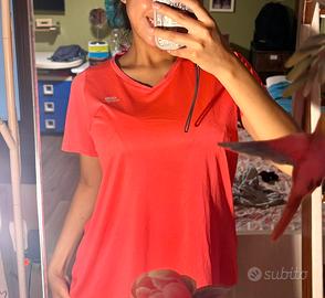 T-shirt sportiva traspirante donna taglia L/XL