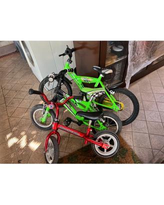 Bici per bambini e una mer 14 anni