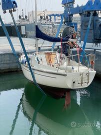 Barca a vela 7metri entrob Yanmar diesel zero ore