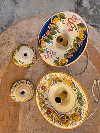Lampade da soffitto in ceramica.