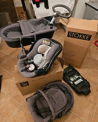 Stokke - trio navicella, ovetto, passeggino