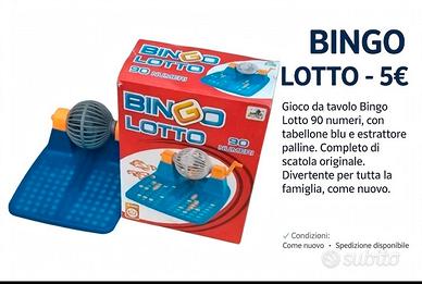 Bingo lotto  Tombola , gioco divertente 