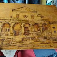 incisione su legno multistrato 