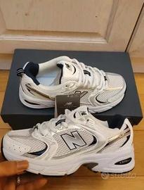 New Balance 530 Donna 37 Bianche Blu Nuove