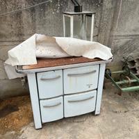 Stufa a legna vintage