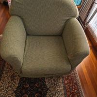 2 poltrone vintage in tessuto