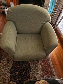 2 poltrone vintage in tessuto