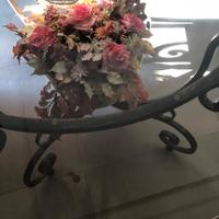 tavolo artigianale ferro battuto 