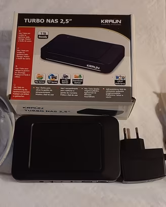 NAS con hd da 500MB