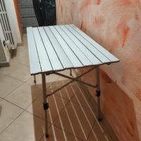 Tavolo da campeggio altezza regolabile 