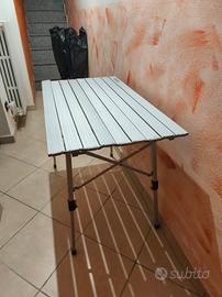 Tavolo da campeggio altezza regolabile 