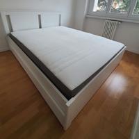 Ikea SONGESAND  Letto matrimoniale con materasso