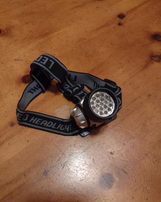 Lampada torcia led frontale