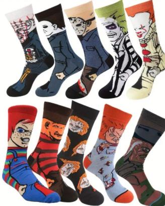 Calze Halloween personaggi film Horror 