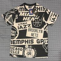 New Era All Over Print NBA T-Shirt M