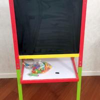 Lavagna in Legno 2 in 1 Multicolore