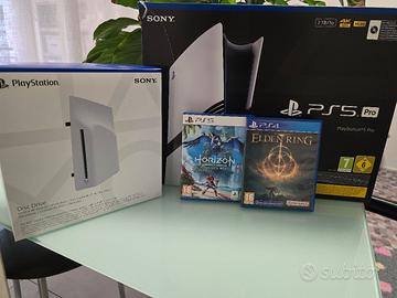 Ps5 pro con lettore gennaio 26 e 3 giochi 
