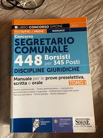 Manuale giuridico concorso segretario comunale