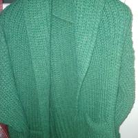 maglione verde smeraldo unisex tg unica