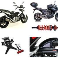 Honda Nc 700 scarico plexi bauletto ammortizzatore