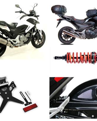 Honda Nc 700 scarico plexi bauletto ammortizzatore