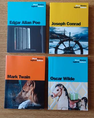 QUATTRO LIBRI, PICCOLE STORIE INGLESE ITALIANO.