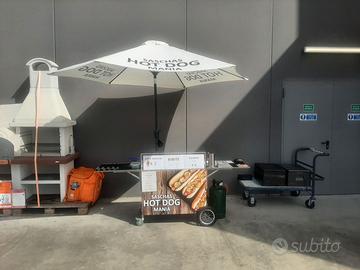 Carretto per panini Hot Dog